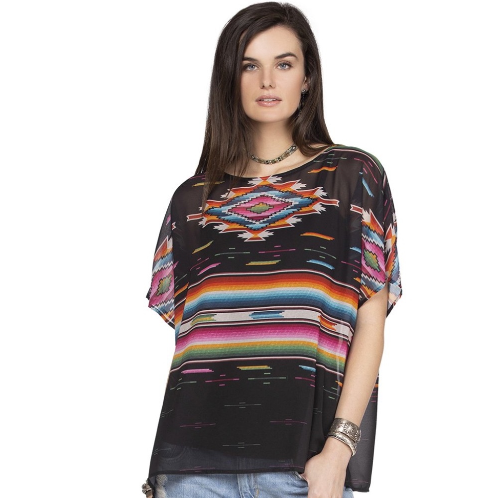 Bakersfield Blanket Poncho Top